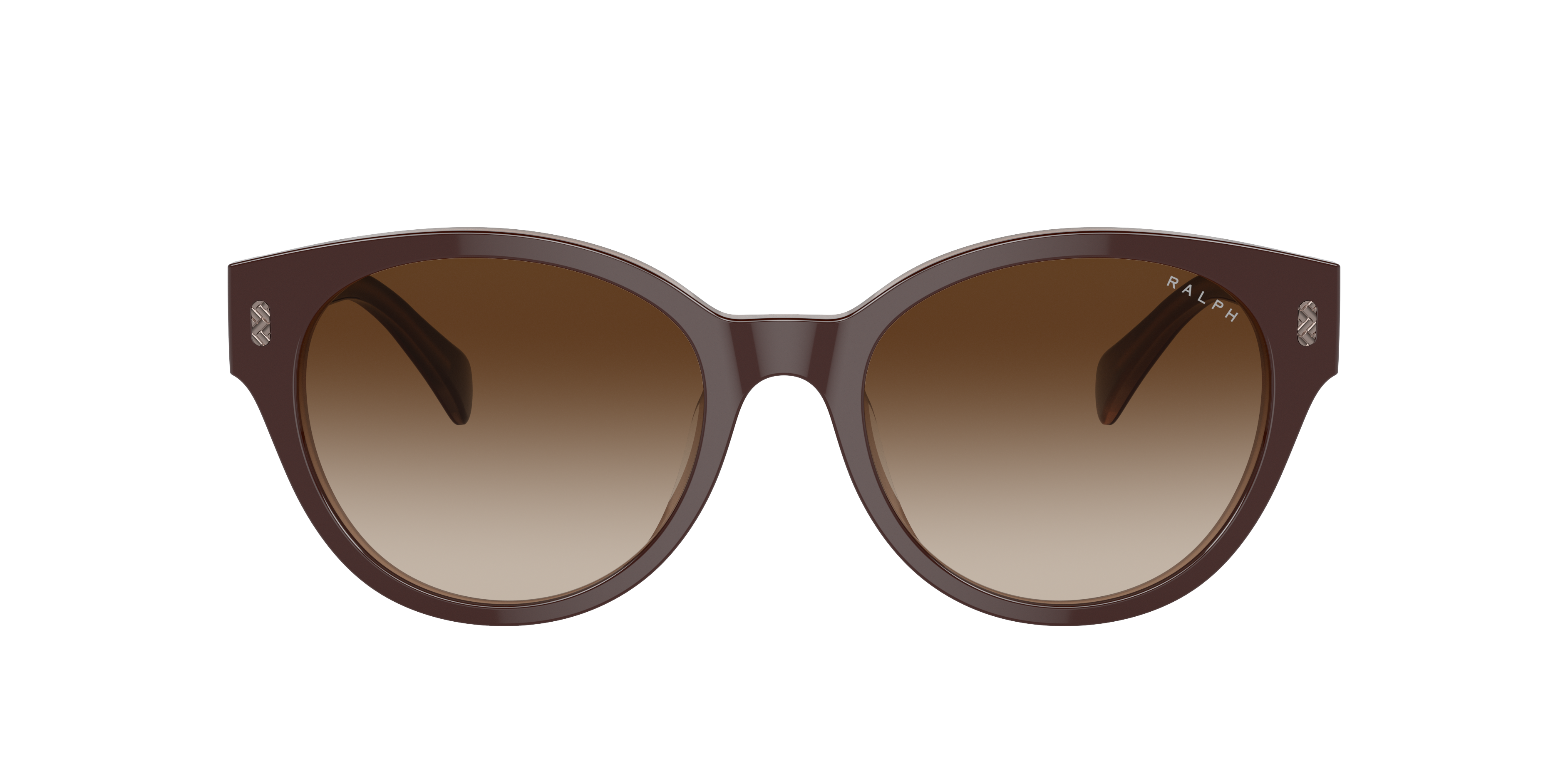 Shop Ralph Woman Sunglasses Ra5302u In Gradient Brown