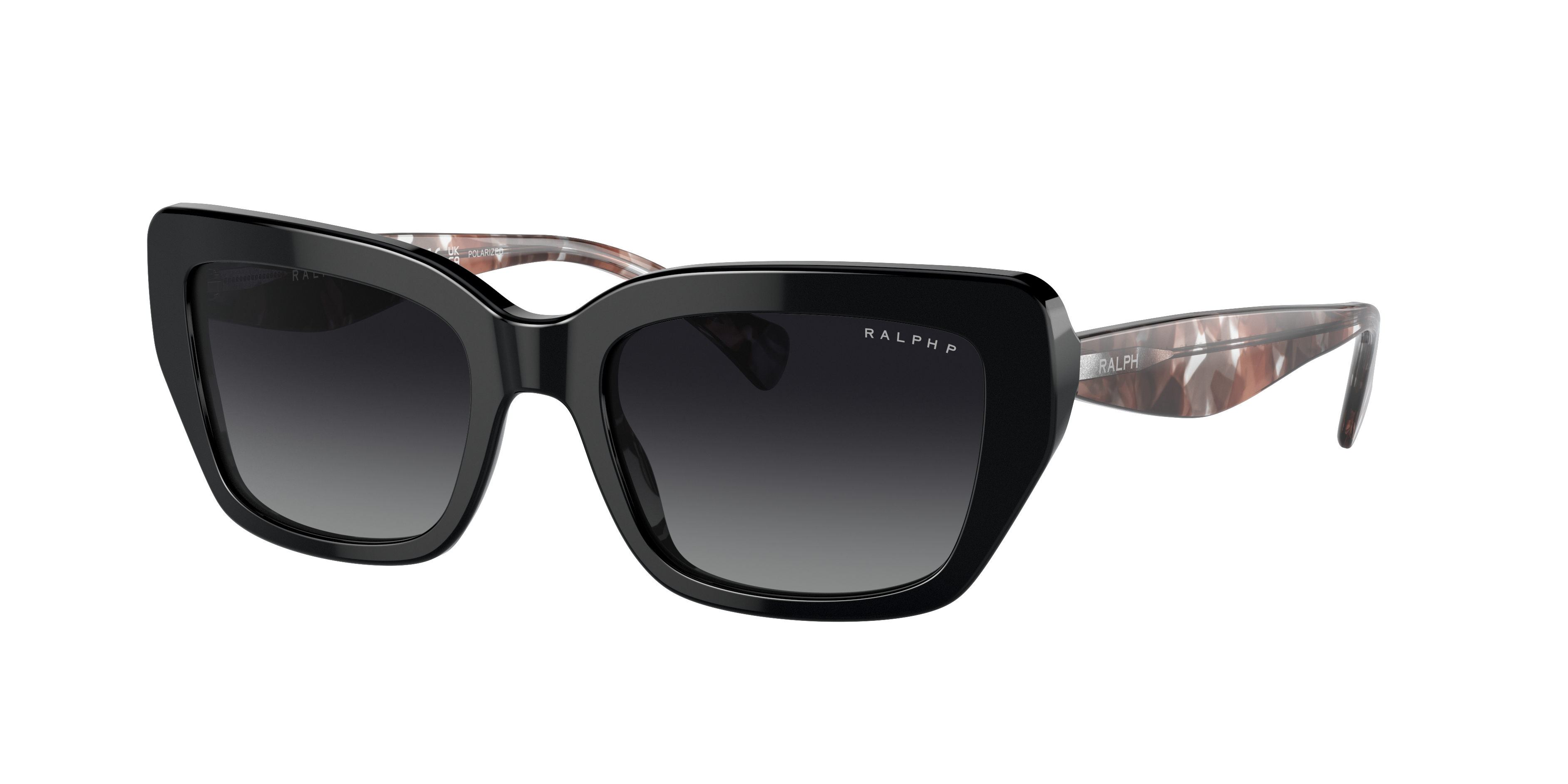 Shop Ralph Woman Sunglasses Ra5292 In Gradient Grey Polarized