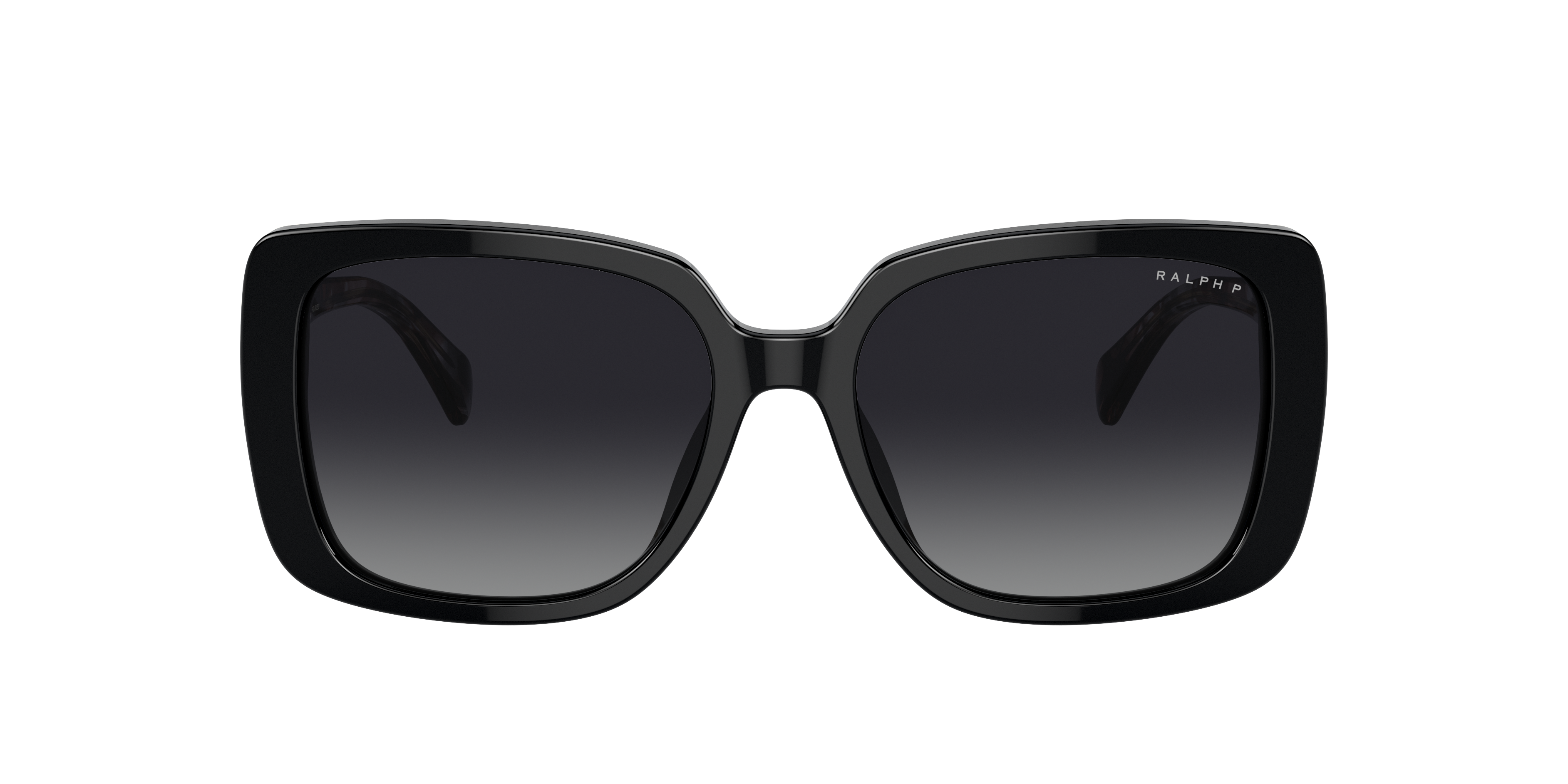 Shop Ralph Woman Sunglasses Ra5298u In Gradient Polarized  Grey