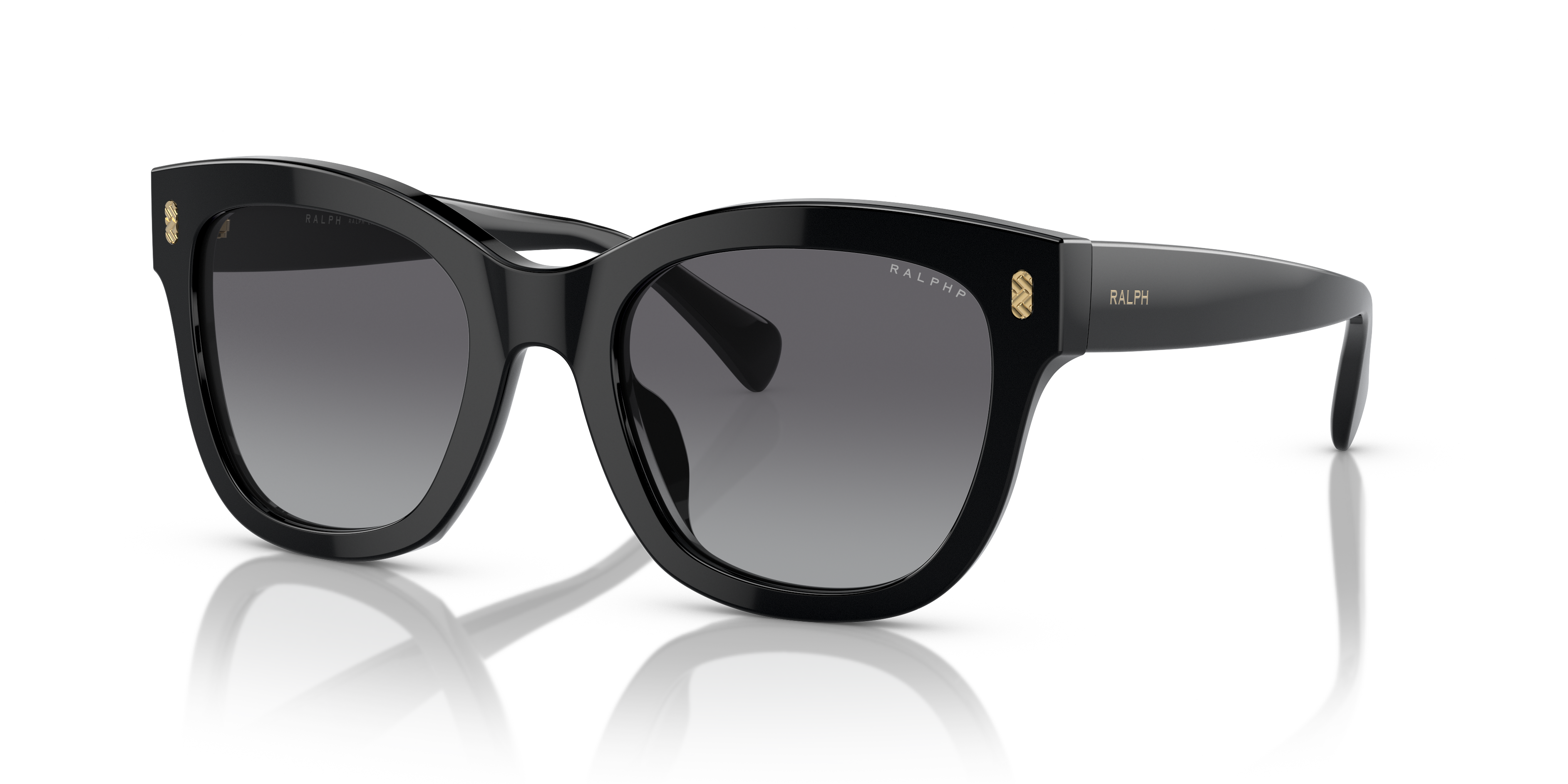 Ralph RA5203 54 Polar Gradient Brown & Black On Acquamarine Polarized  Sunglasses | Sunglass Hut USA