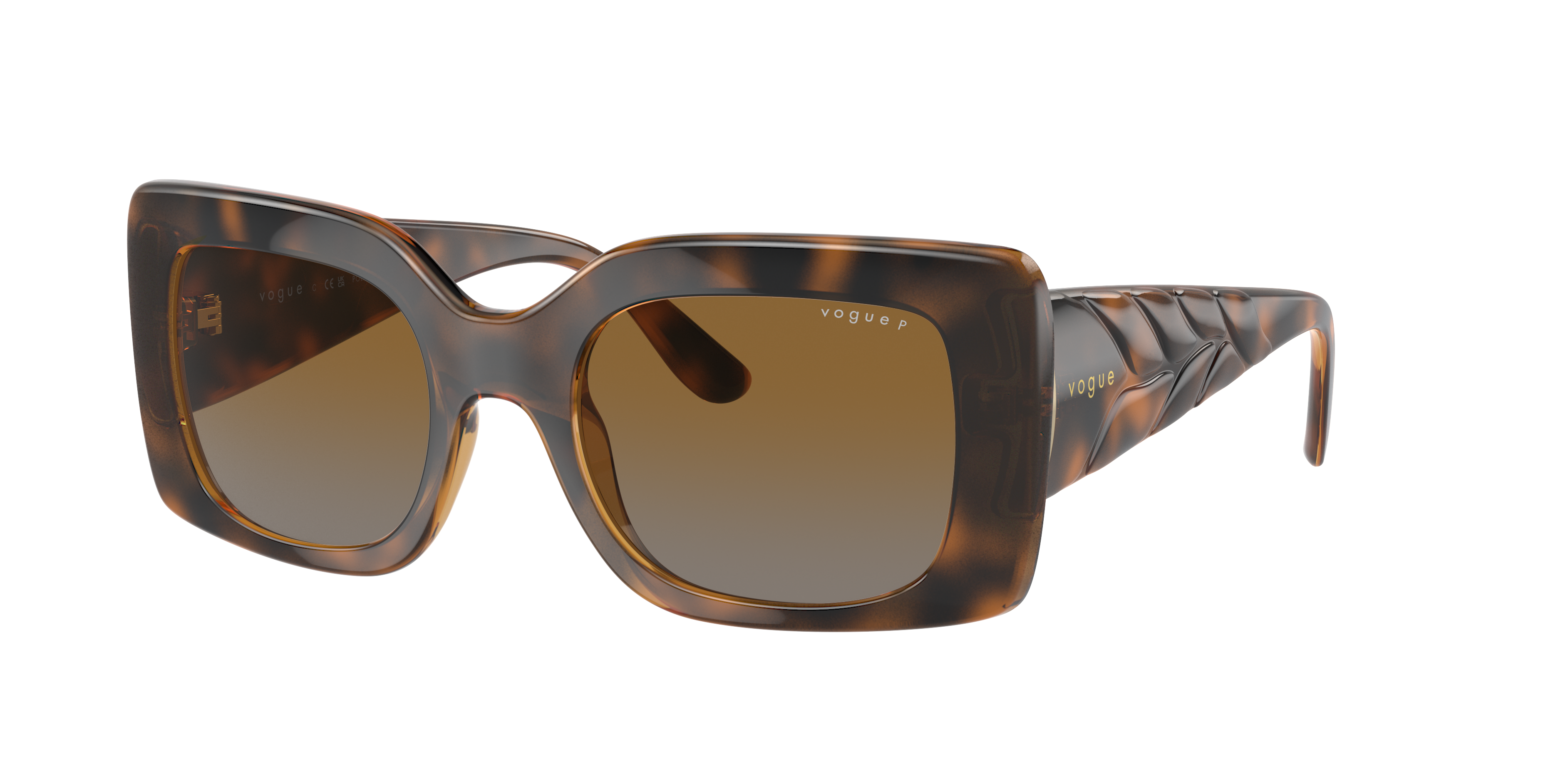 Vogue Eyewear Woman Sunglasses Vo5481s In Polarized Grey Gradient Brown