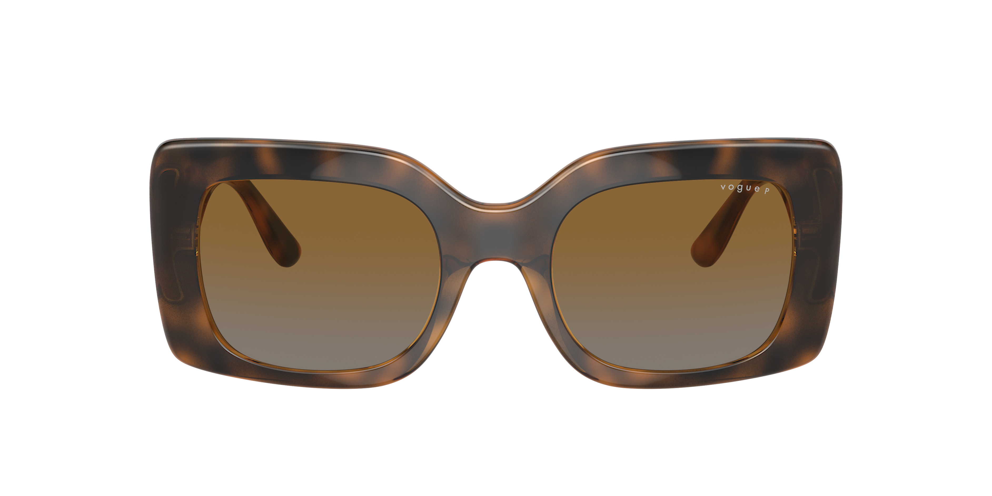 Shop Vogue Eyewear Woman Sunglasses Vo5481s In Polarized Grey Gradient Brown