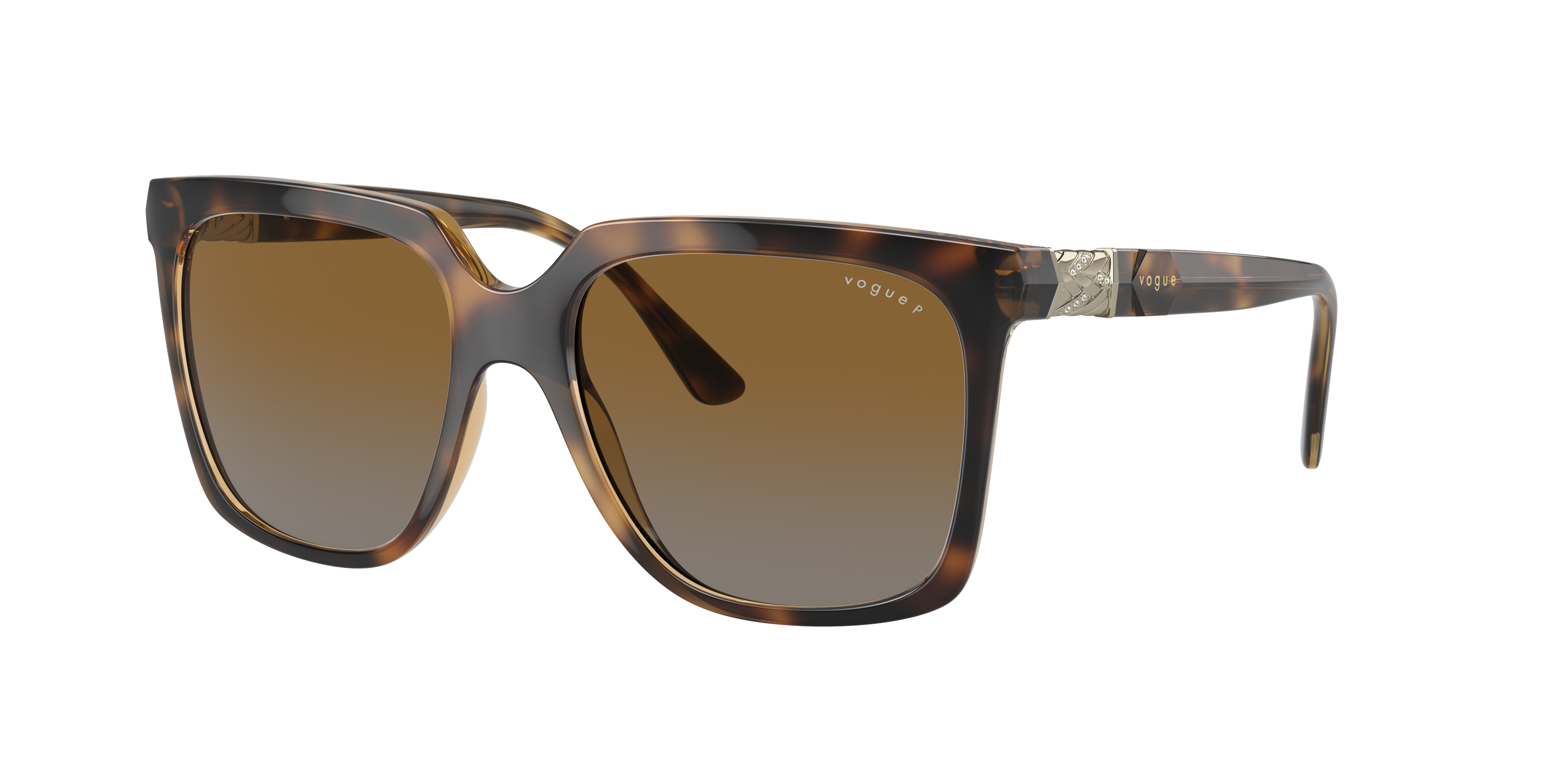 Shop Vogue Eyewear Woman Sunglasses Vo5476sb In Polar Grey Gradient Brown
