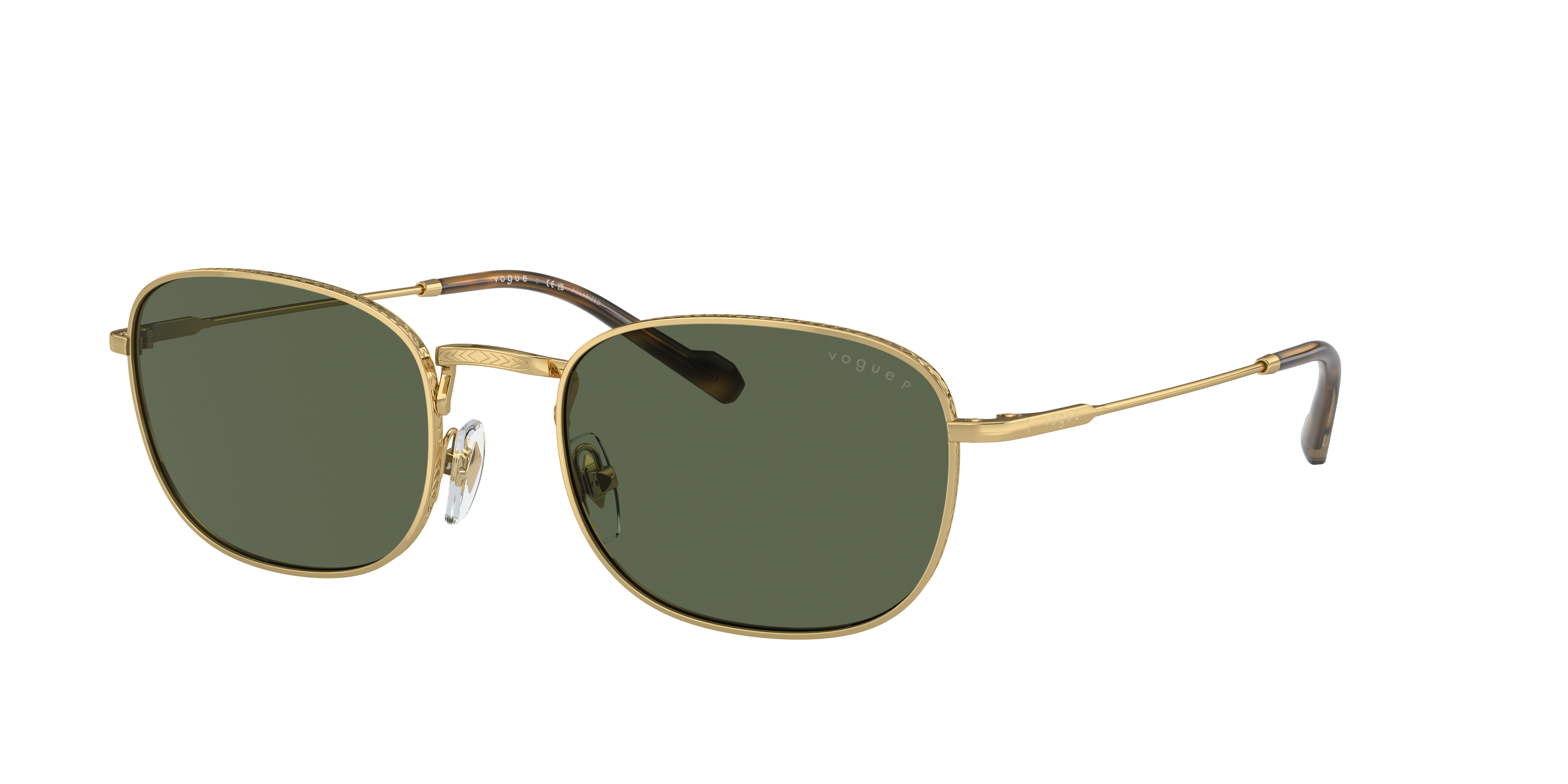Vogue Eyewear Man Sunglasses Vo4276s In Dark Green Polarized