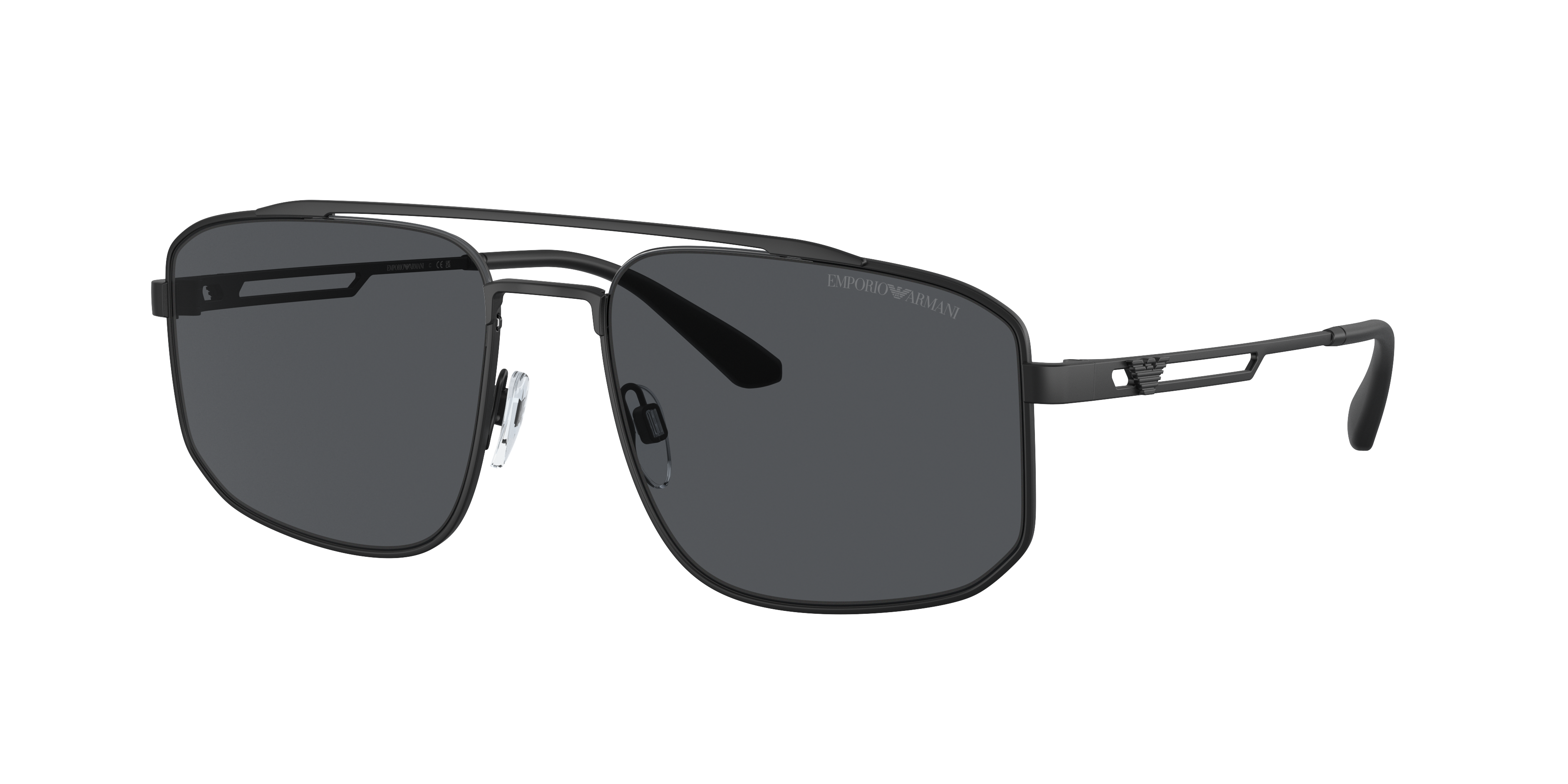 Shop Emporio Armani Man Sunglasses Ea2139 In Dark Grey