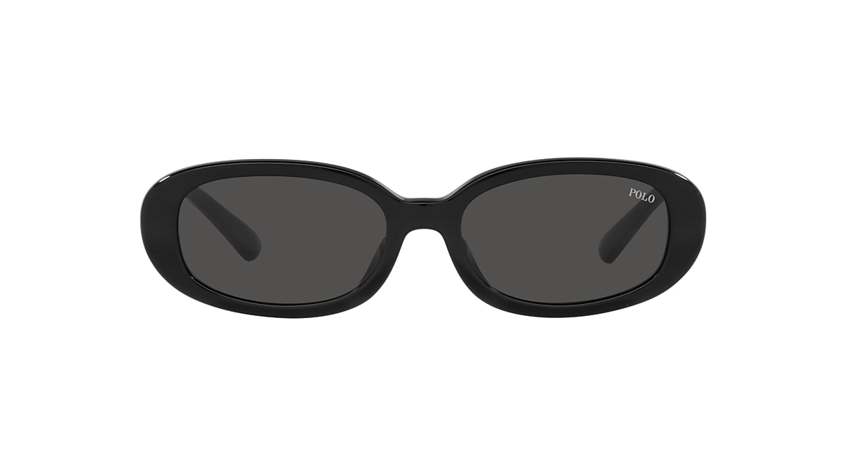 POLO RALPH LAUREN PH4198U Shiny Black - Women Sunglasses, Dark Grey Lens