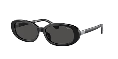 Polo Ralph Lauren PH4198U 53 Dark Grey & Shiny Black Sunglasses 
