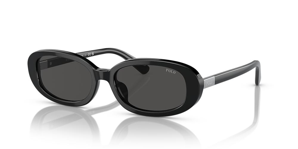 Polo Ralph Lauren PH4198U 53 Dark Grey & Shiny Black Sunglasses