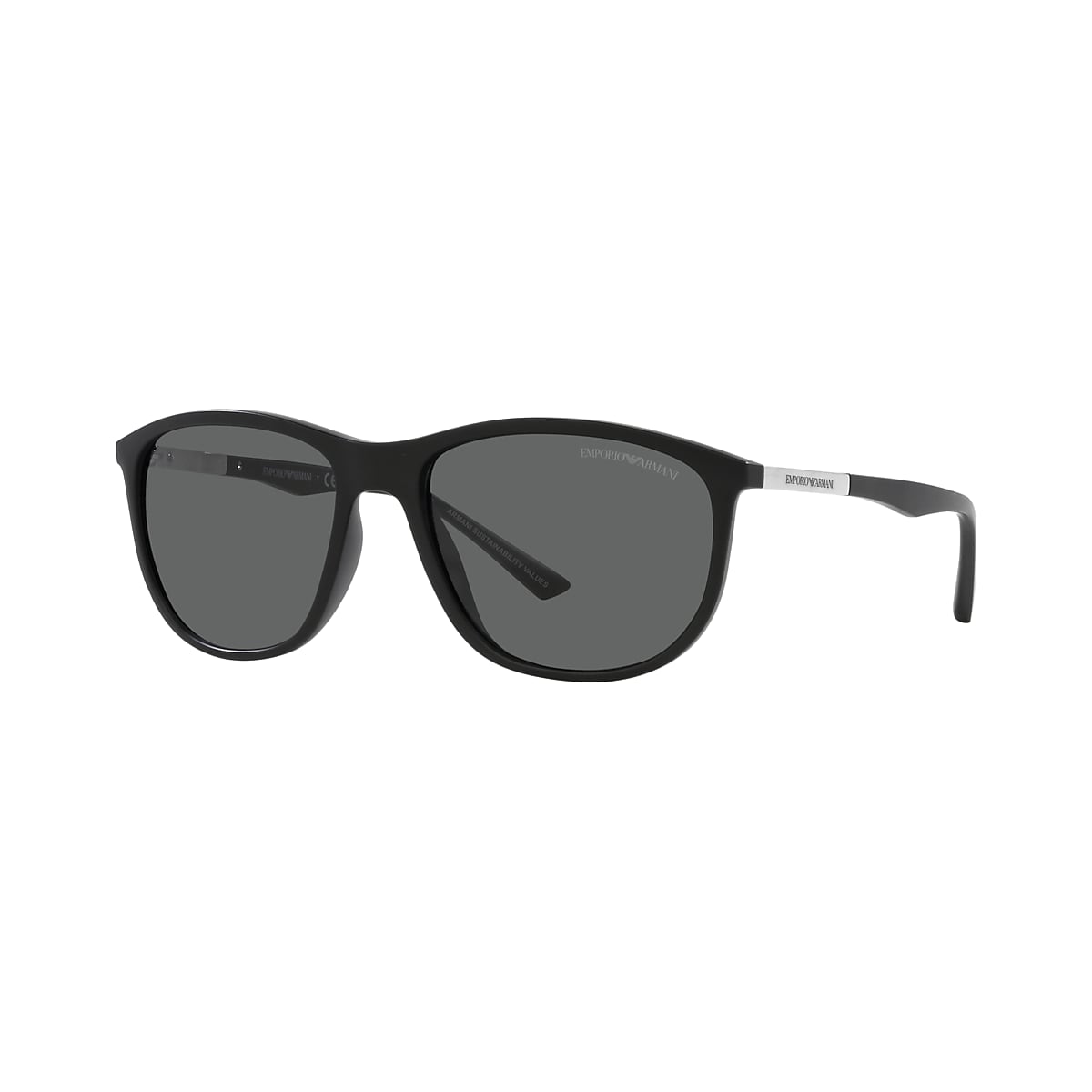 Emporio Armani EA4201 58 Dark Grey & Matte Black Sunglasses 