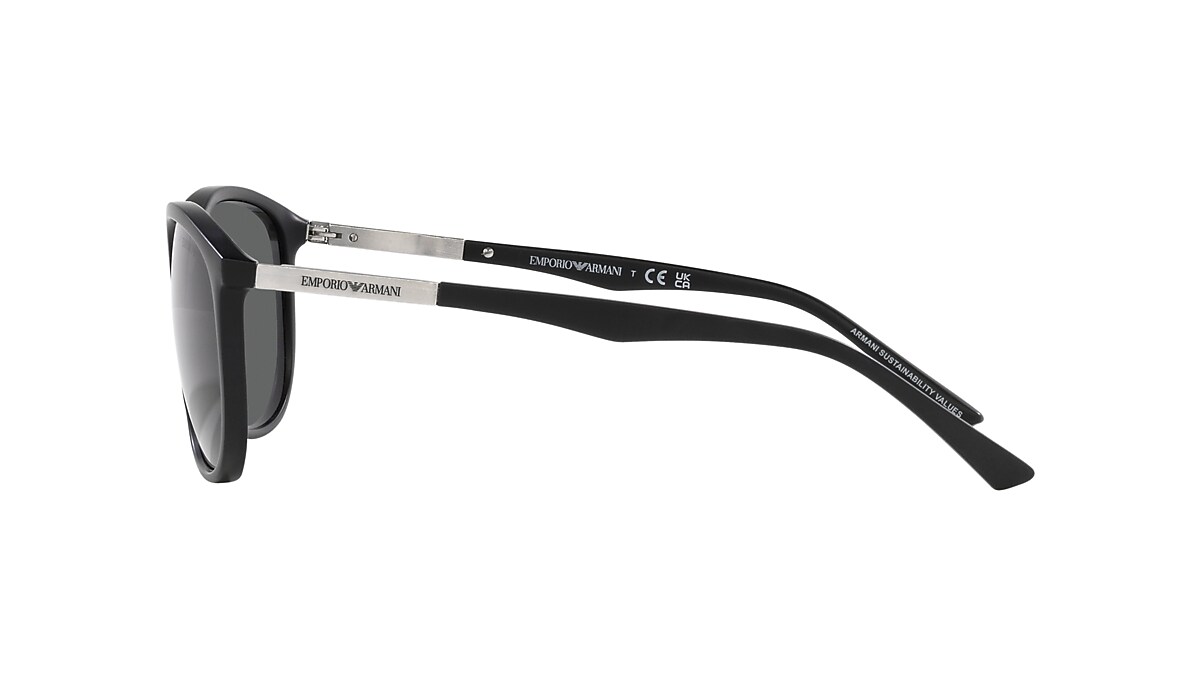 Emporio Armani EA4201 58 Dark Grey & Matte Black Sunglasses 