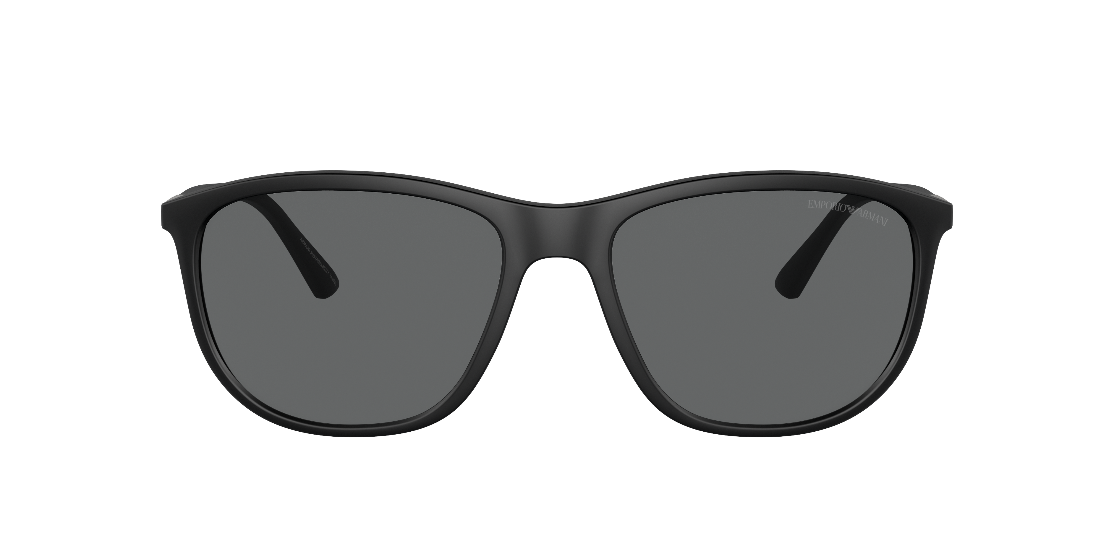 Shop Emporio Armani Man Sunglass Ea4201 In Dark Grey