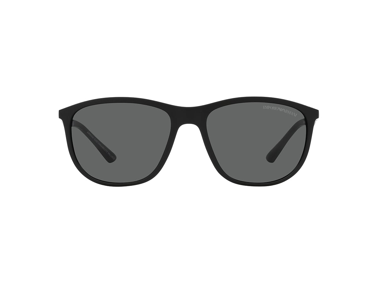 Emporio Armani EA4201 58 Dark Grey & Matte Black Sunglasses 