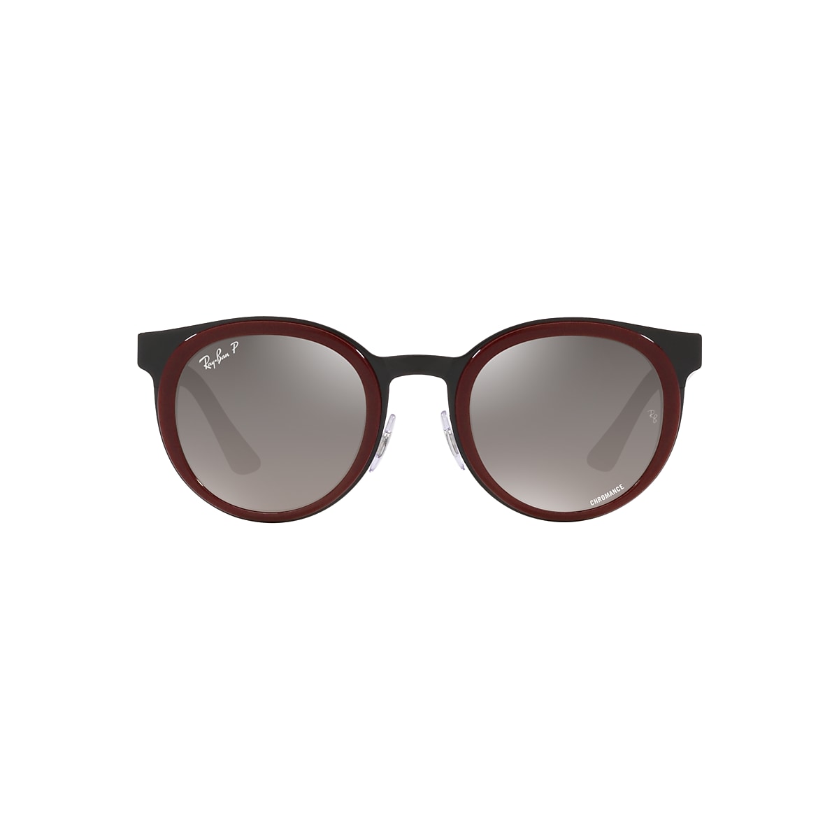 Ray-Ban RB3710 Bonnie 50 Silver & Red On Black Polarized