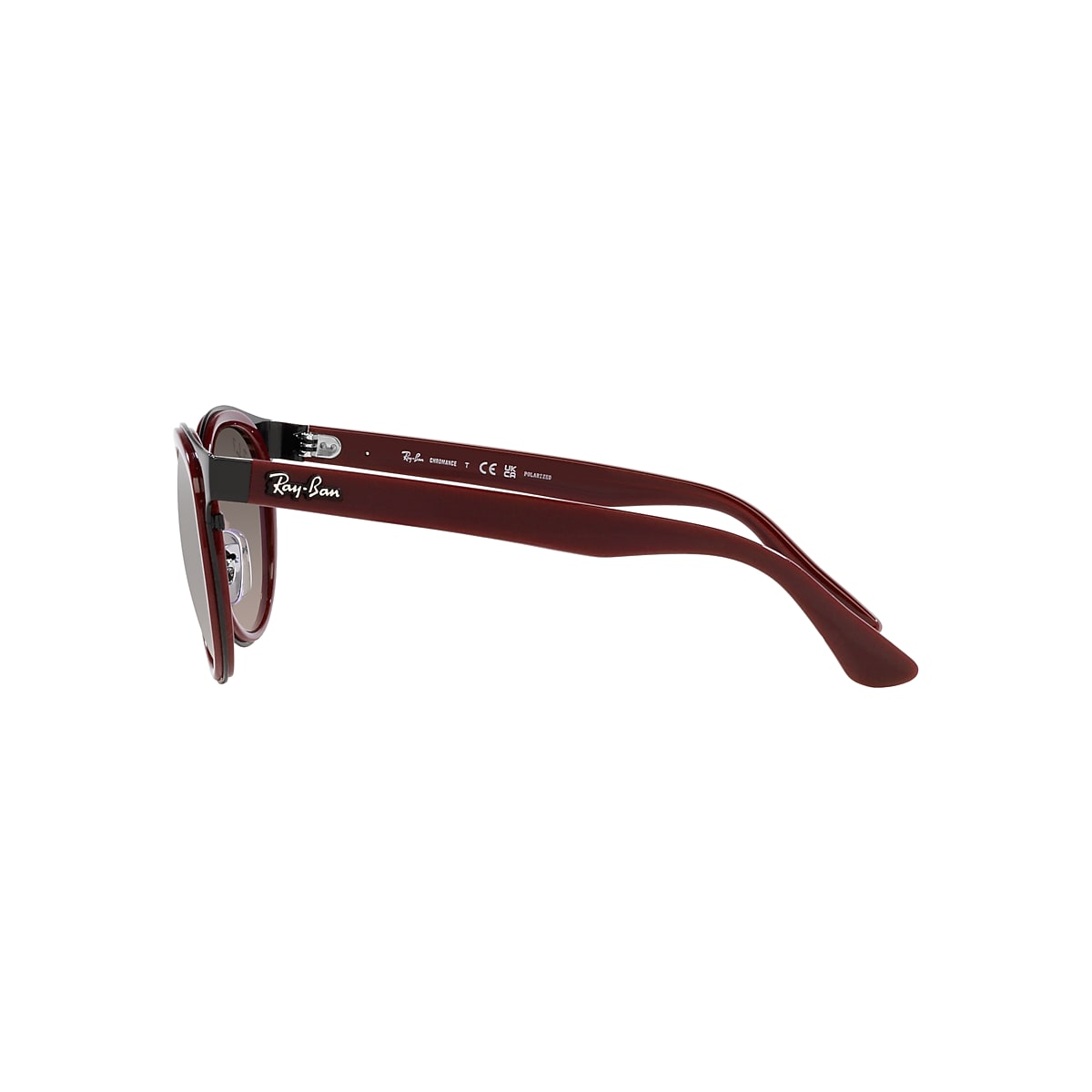 RAY-BAN RB3710 Bonnie Red On Black - Unisex Sunglasses, Silver Lens