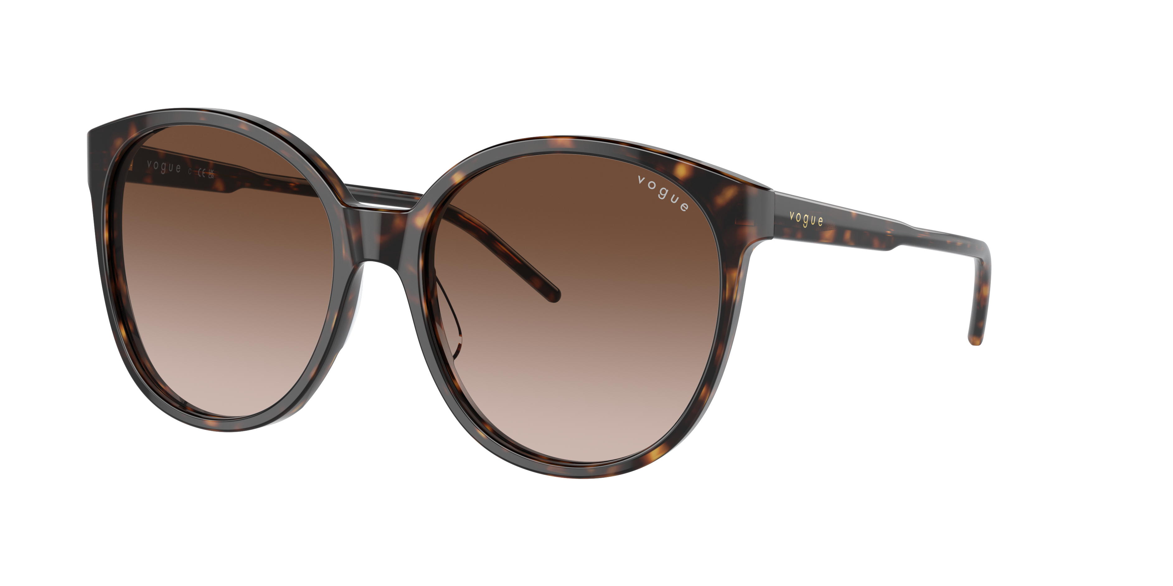 Shop Vogue Eyewear Woman Sunglasses Vo5509s In Gradient Brown
