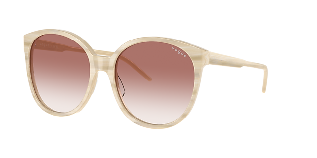 Óculos de Sol Vogue VO5504SL 247714 Vermelho Lente Rosa Degradê Tam 57