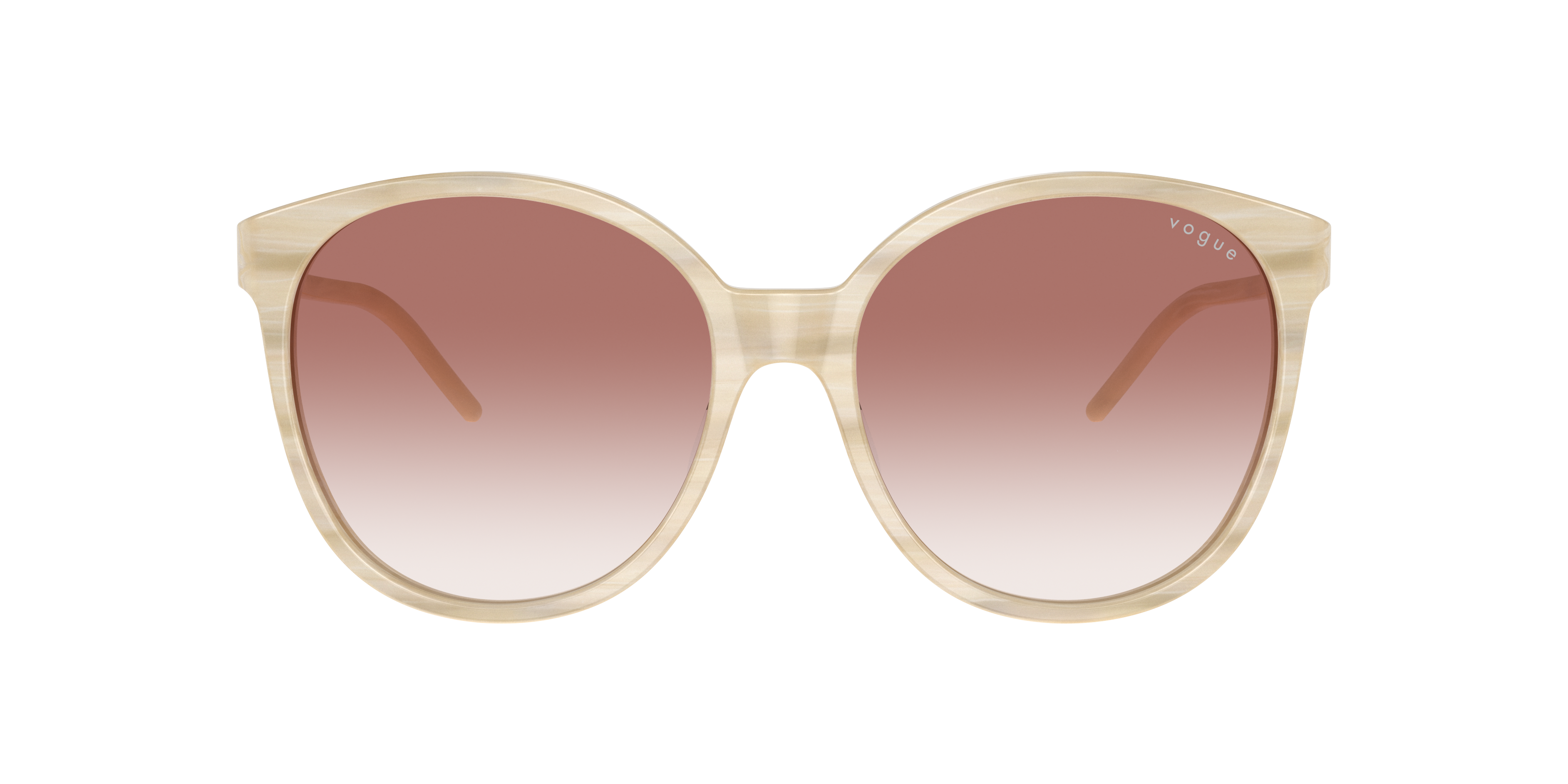 Shop Vogue Eyewear Woman Sunglass Vo5509s In Clear Gradient Pink