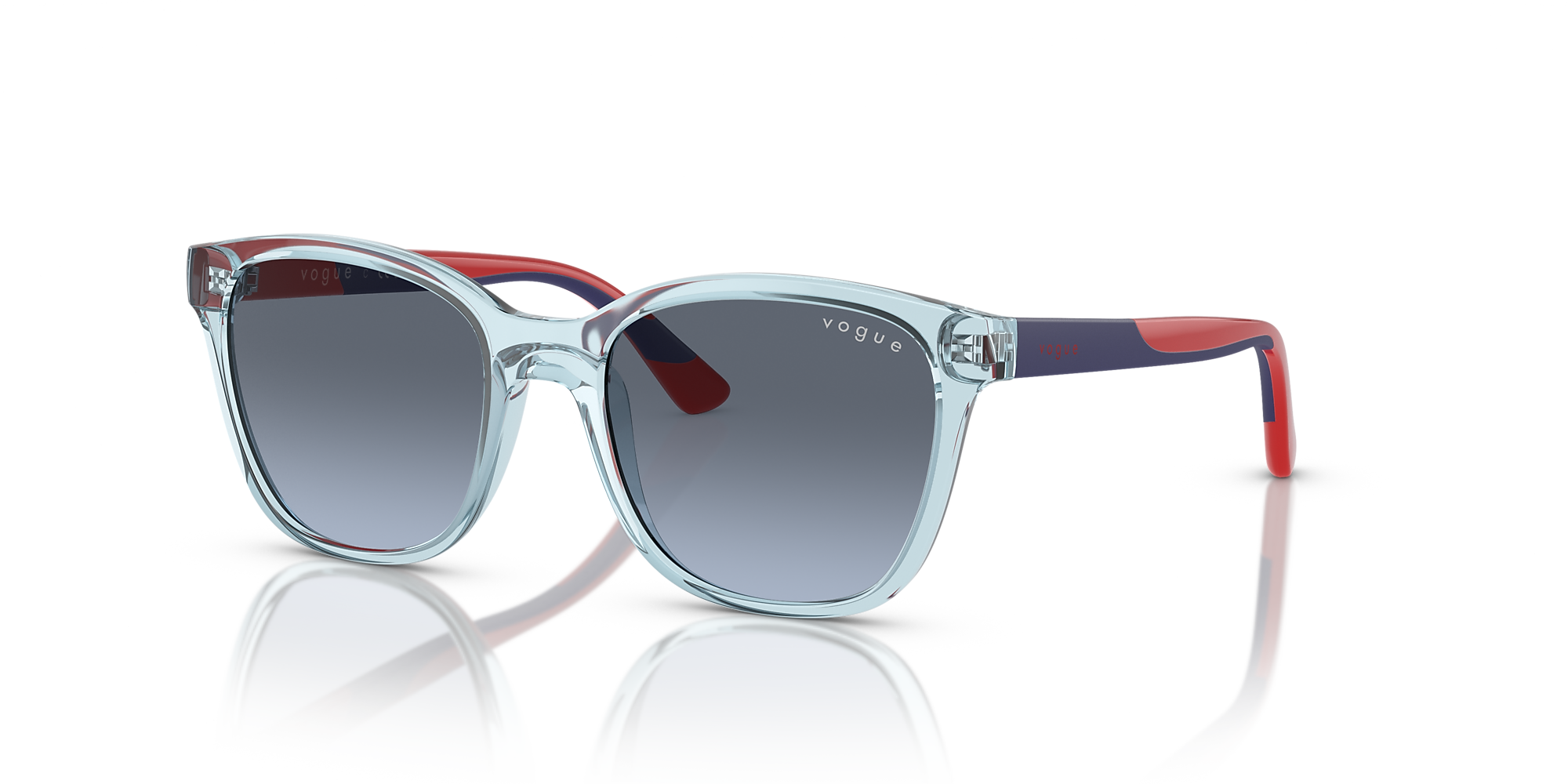 Vogue Eyewear VJ2019 48 Blue Gradient Grey & Transparent Light Blue