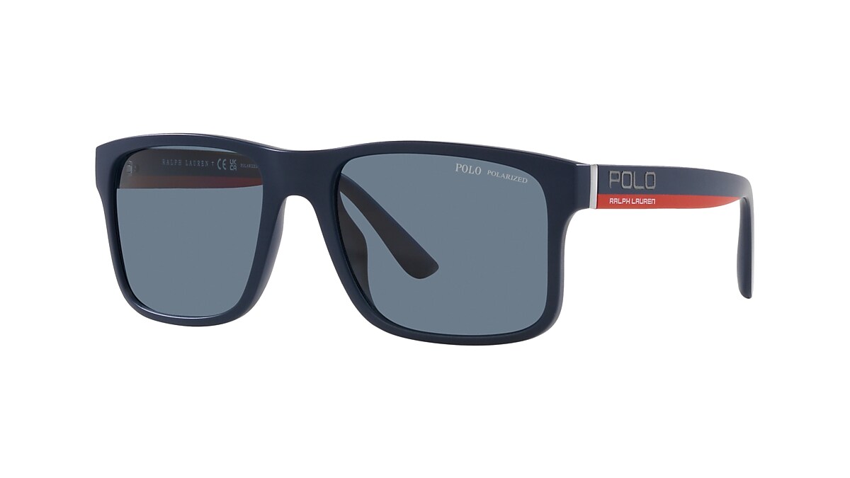 Polo Ralph Lauren PH4195U 57 Polarized Blue & Matte New Port Navy 