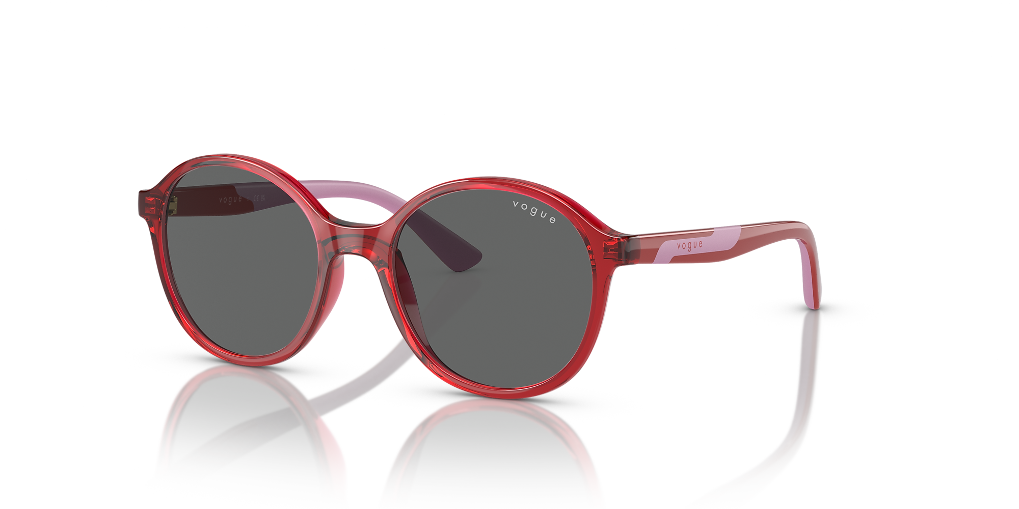 Vogue Eyewear VJ2018 45 Dark Grey & Transparent Dark Red Sunglasses