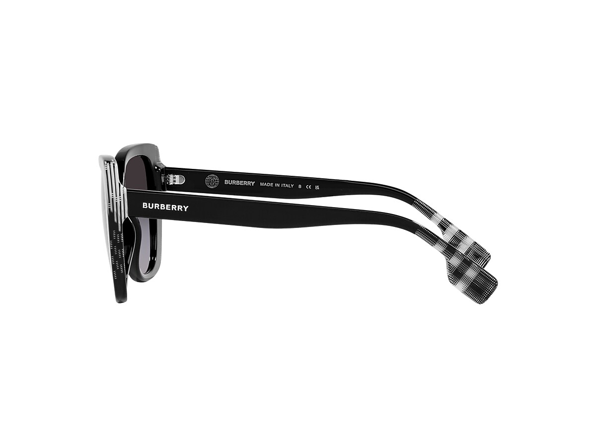 Burberry BE4393 Meryl 54 Grey Gradient & Black/Check White Black 