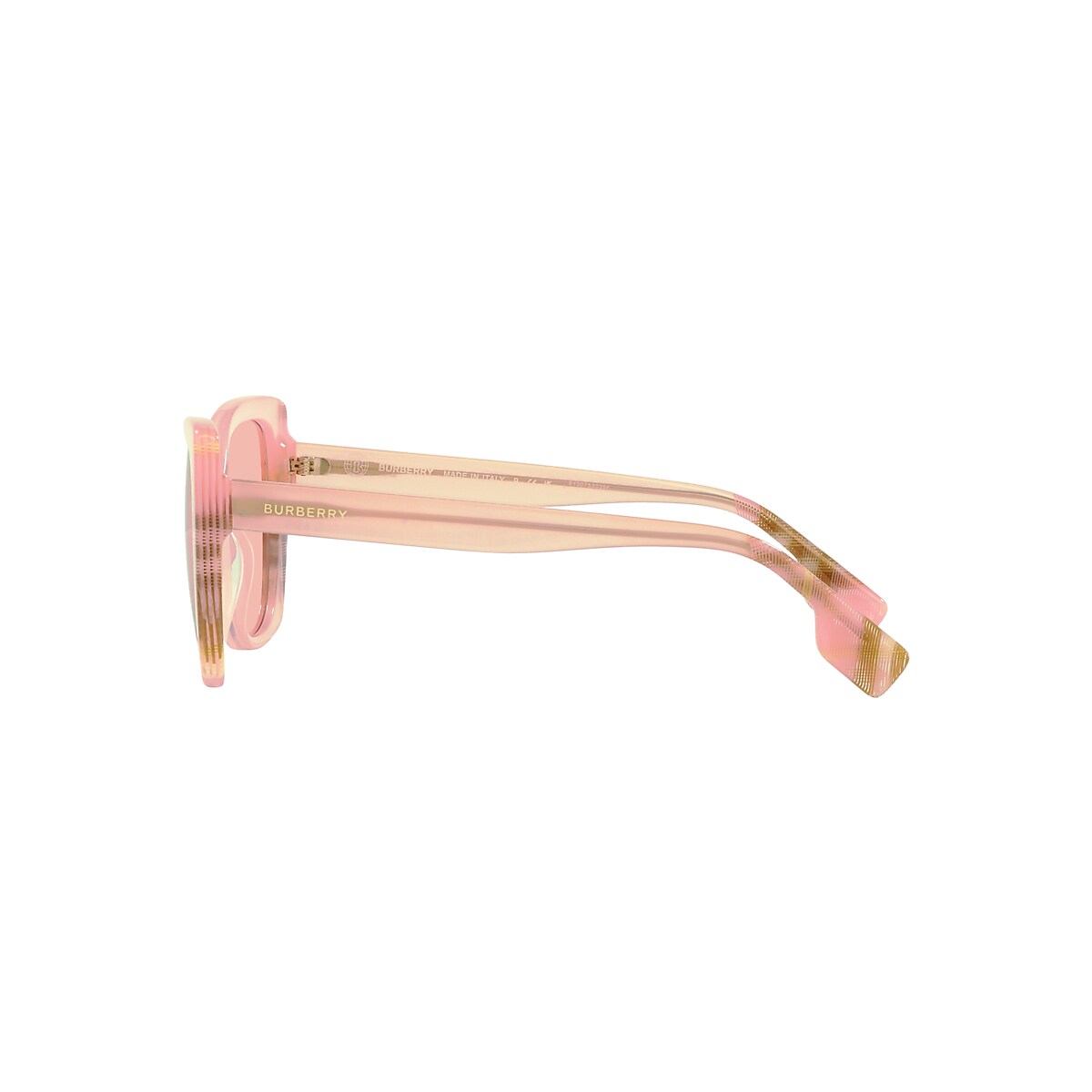 Burberry BE4393 Meryl 54 Light Pink & Pink/Check Pink Sunglasses 