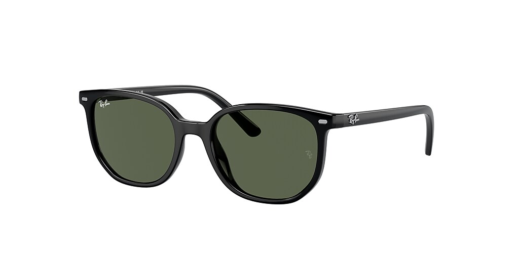 RayBan RB9097S Elliot Kids 46 Verdeescuro & Preto Óculos de sol