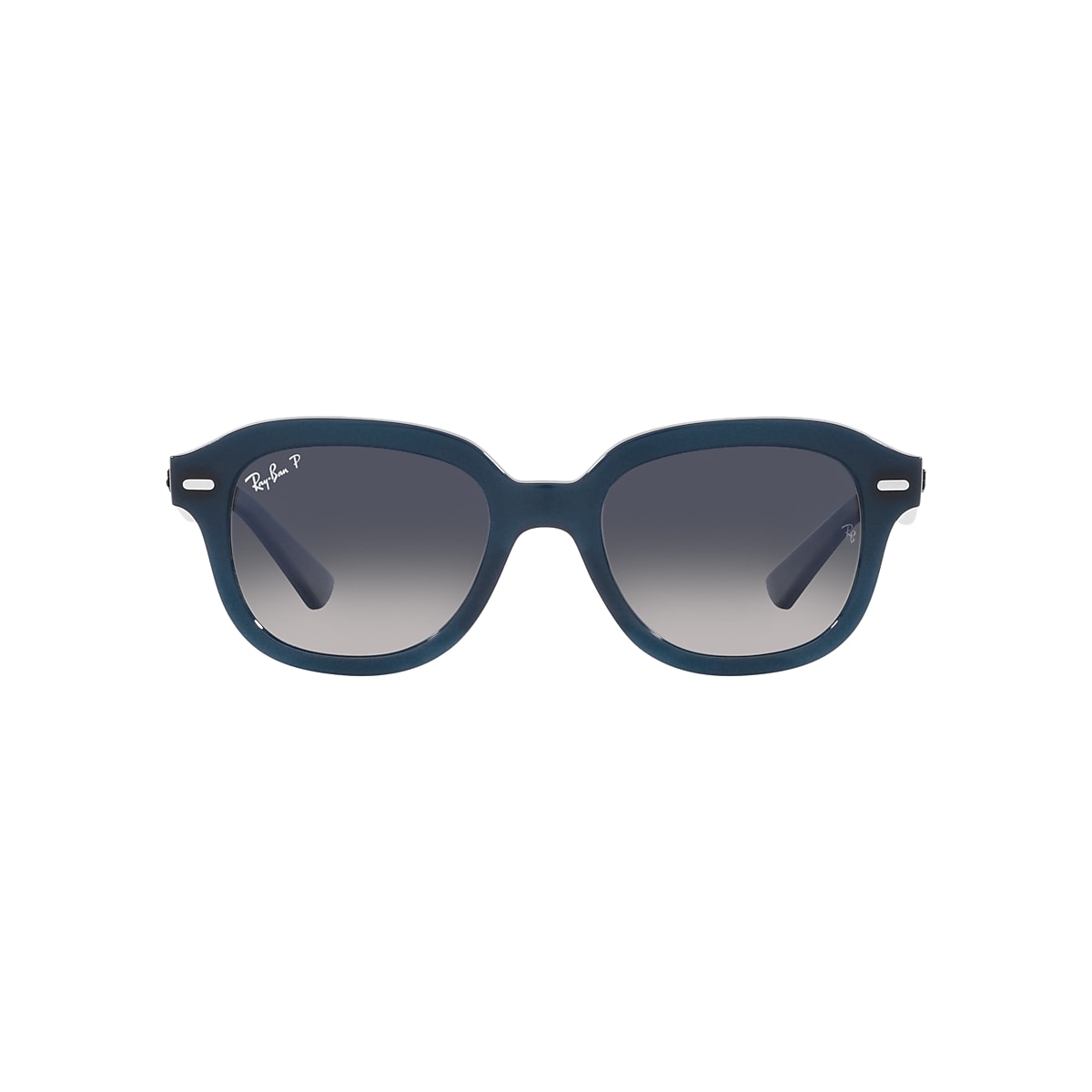 Ray-Ban RB4398 Erik 53 Blue & Opal Dark Blue Polarized Sunglasses | Sunglass  Hut USA