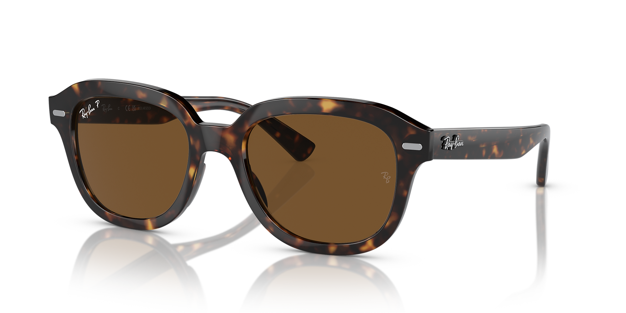 Ray-Ban RB4398 Erik 53 Brown & Havana Polarized Sunglasses | Sunglass ...