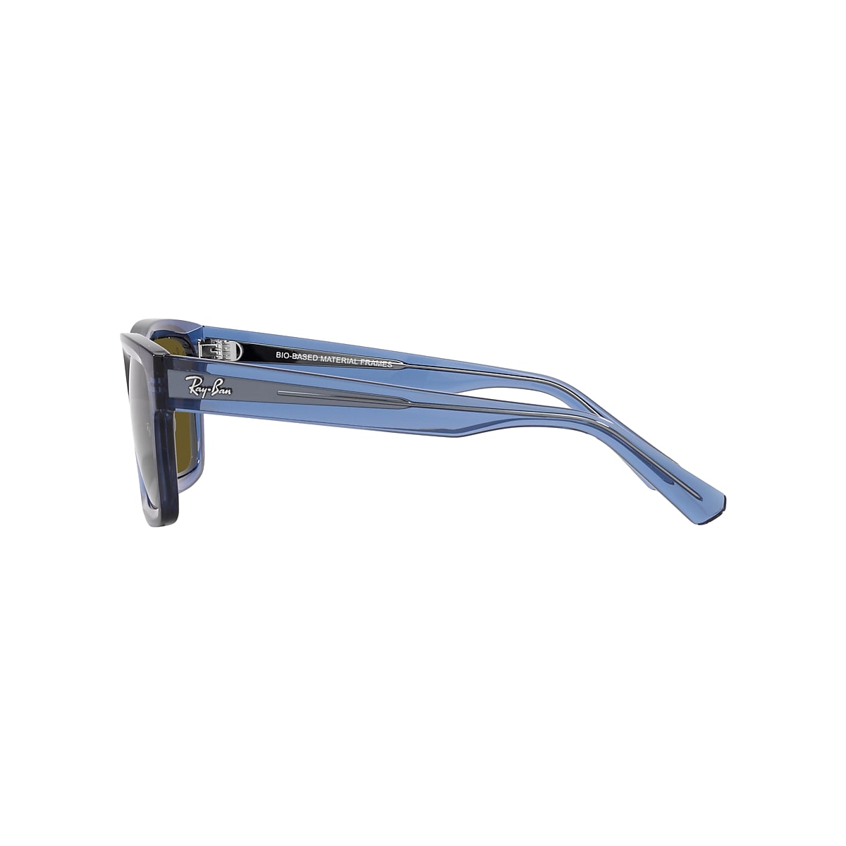 Ray-Ban RB4396 Warren Bio-Based 54 Dark Brown & Transparent Dark 