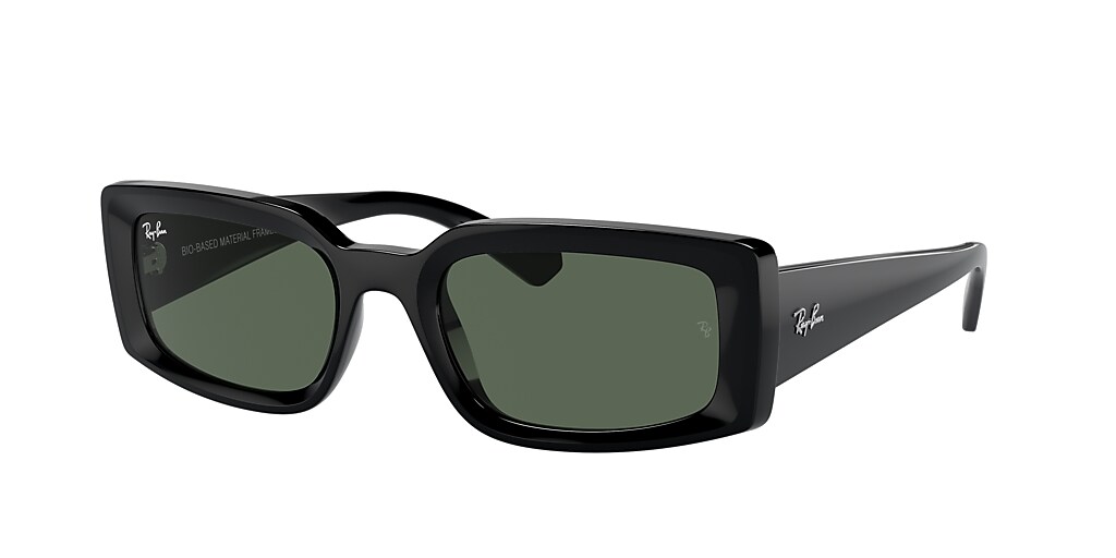 RayBan RB4395 Kiliane BioBased 54 Dunkelgrün und Schwarz