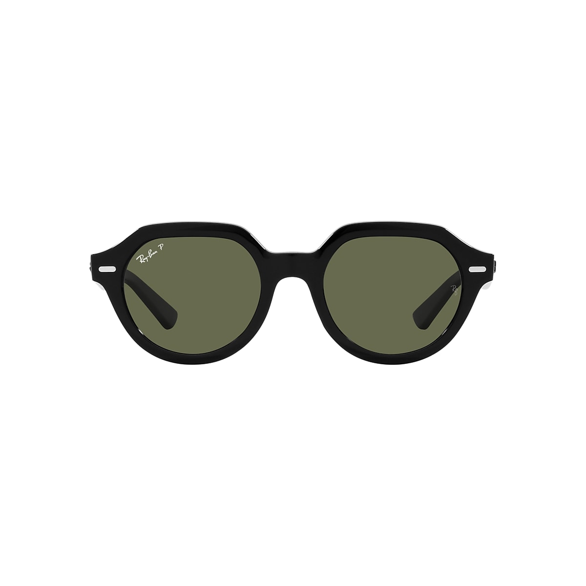 Ray-Ban RB4399 Gina 53 Green & Black Polarized Sunglasses | Sunglass Hut USA