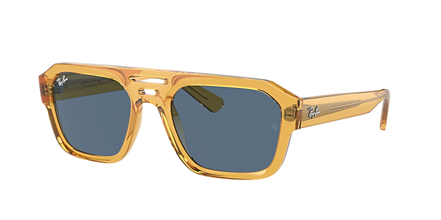 Ray-Ban RB4397 Corrigan Bio-Based 54 Dark Brown & Transparent