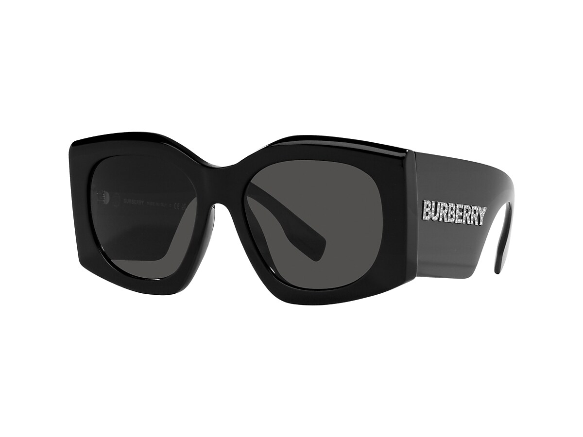 Burberry BE4388U Madeline 55 Dark Grey & Black Sunglasses  