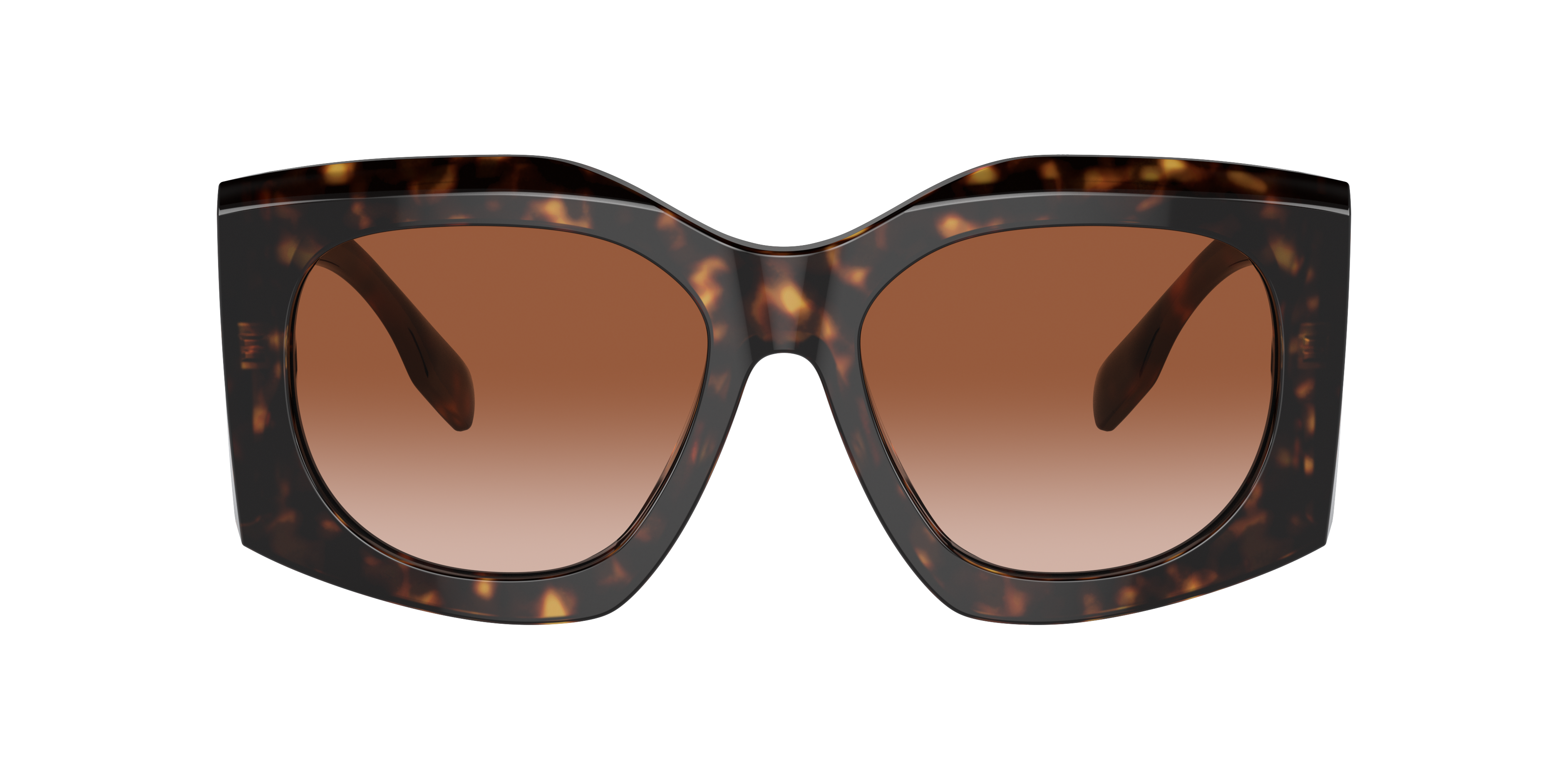 Shop Burberry Woman Sunglass Be4388u Madeline In Brown Gradient