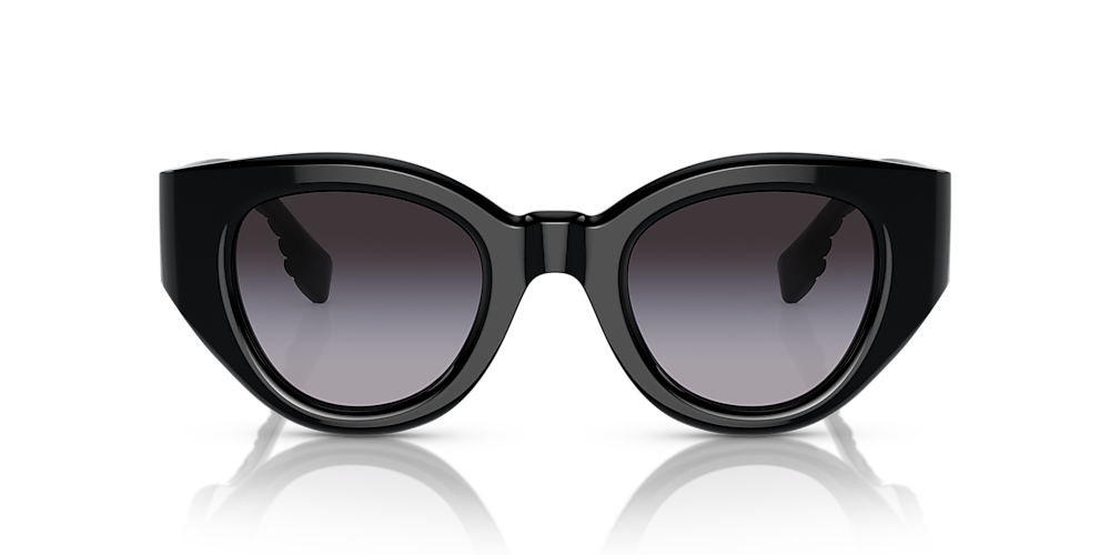 Burberry BE4390 Meadow 47 Grey Gradient & Black Sunglasses