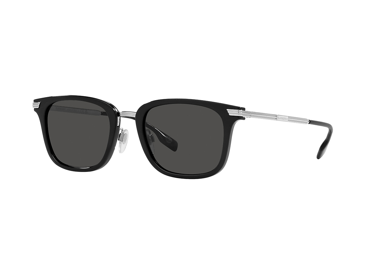 Burberry BE4395 Peter 51 Dark Grey & Black Sunglasses | Sunglass 