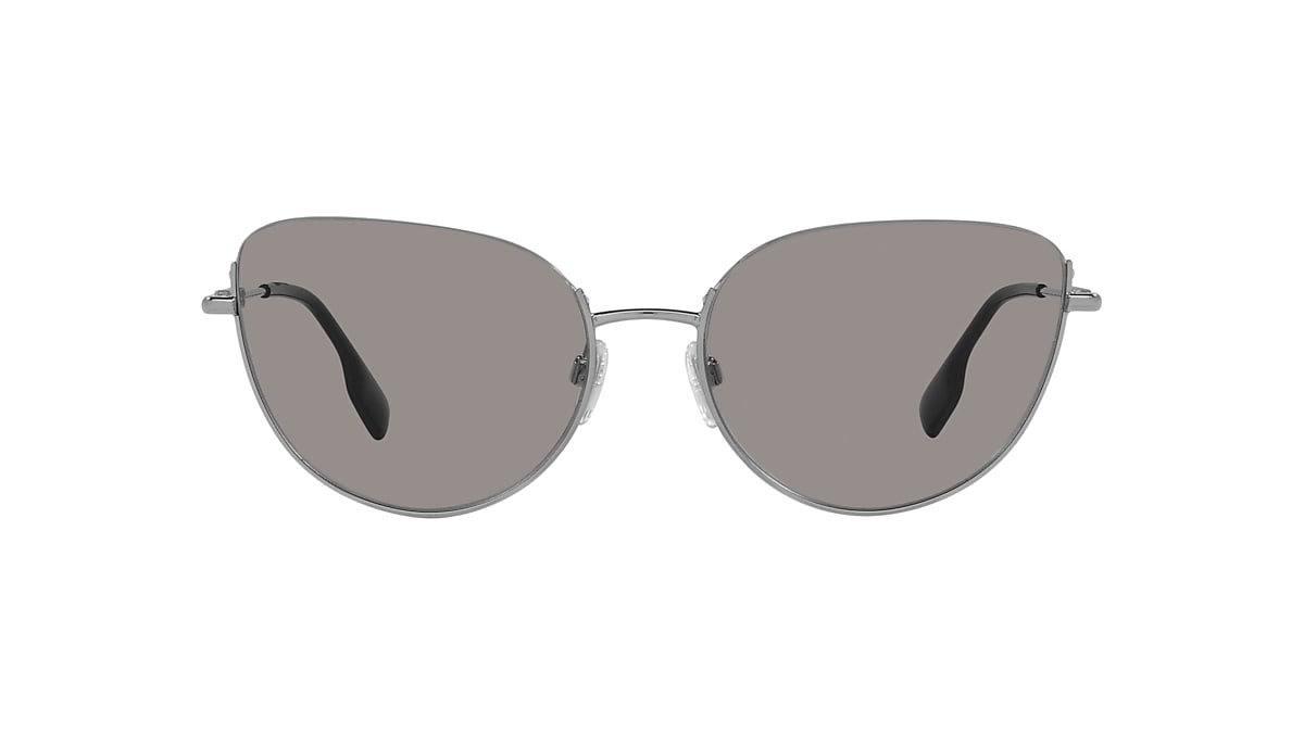 Burberry BE3144 Harper 58 Photo Grey & Silver Sunglasses 