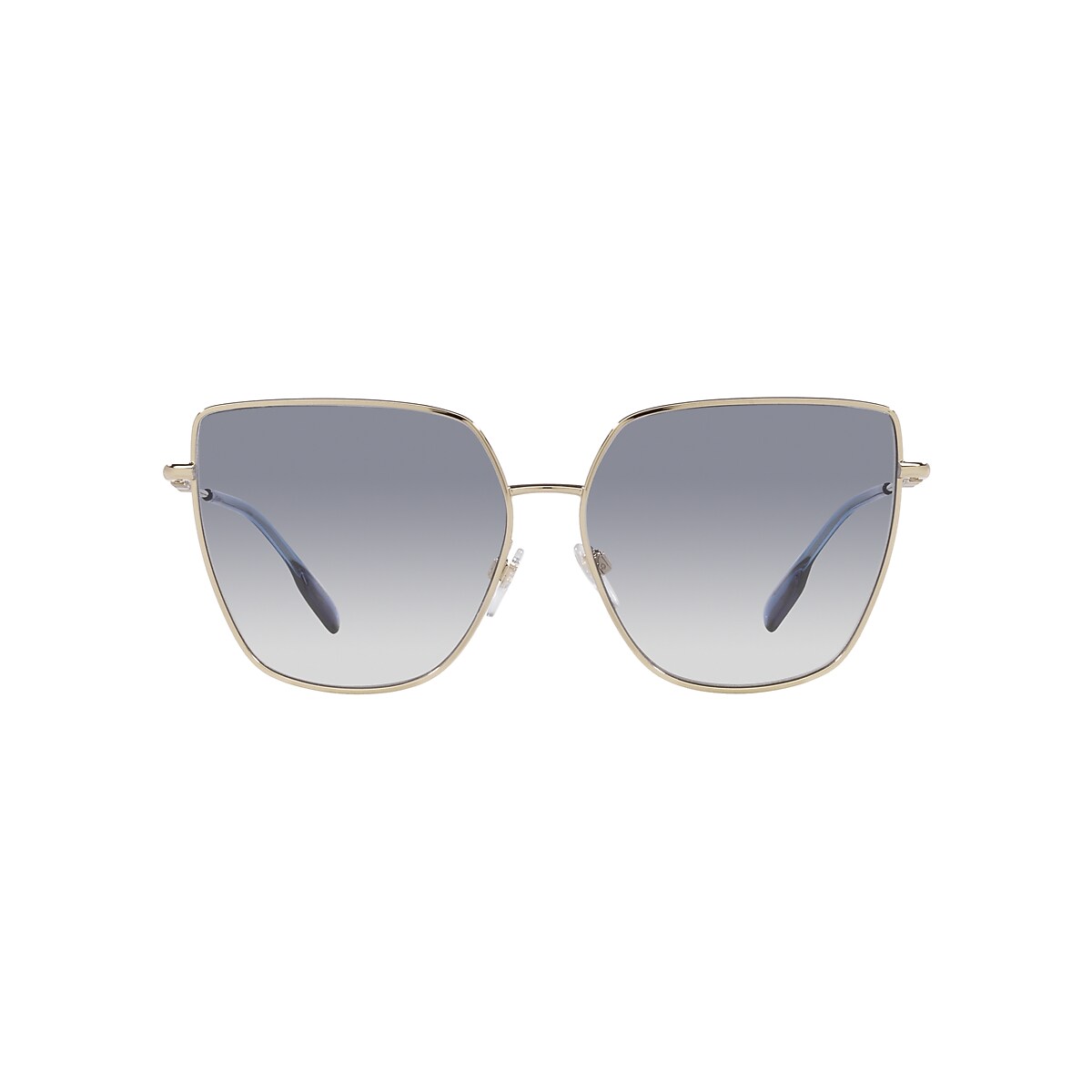 Burberry BE3143 Alexis 61 Clear Gradient Blue & Light Gold 