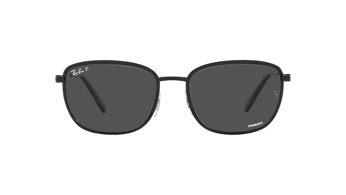 RAY-BAN RB3705 Chromance Black - Man Sunglasses, Grey Lens