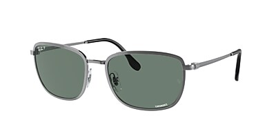 Ray-Ban RB3705 Chromance 57 Grey & Black Polarized Sunglasses