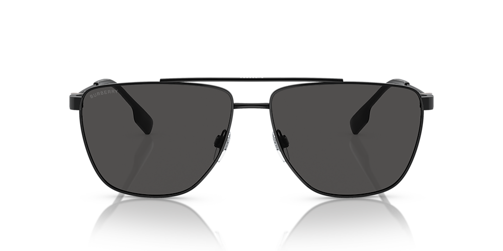 Blaine Polarized Mod Black Plastic Full Frame Sunglasses Men - EyeNeeds