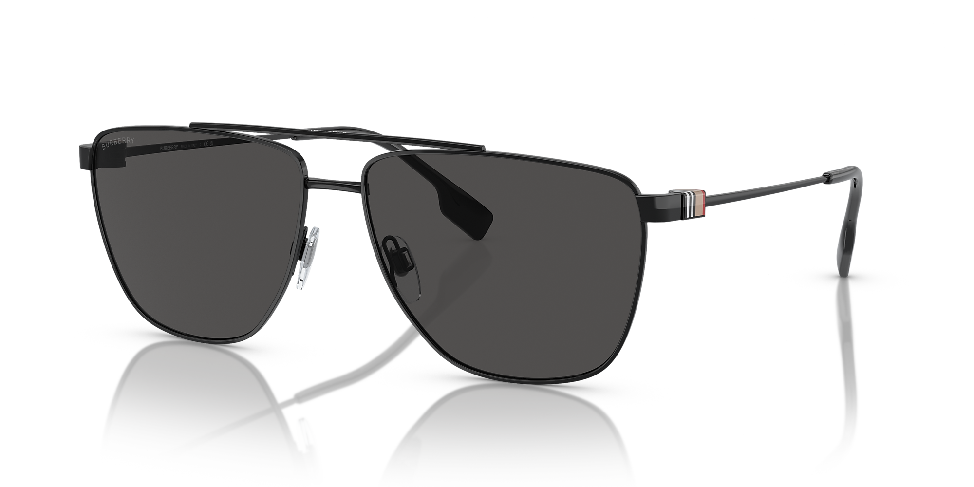 Burberry BE3141 Blaine 61 Dark Grey & Black Sunglasses | Sunglass Hut USA