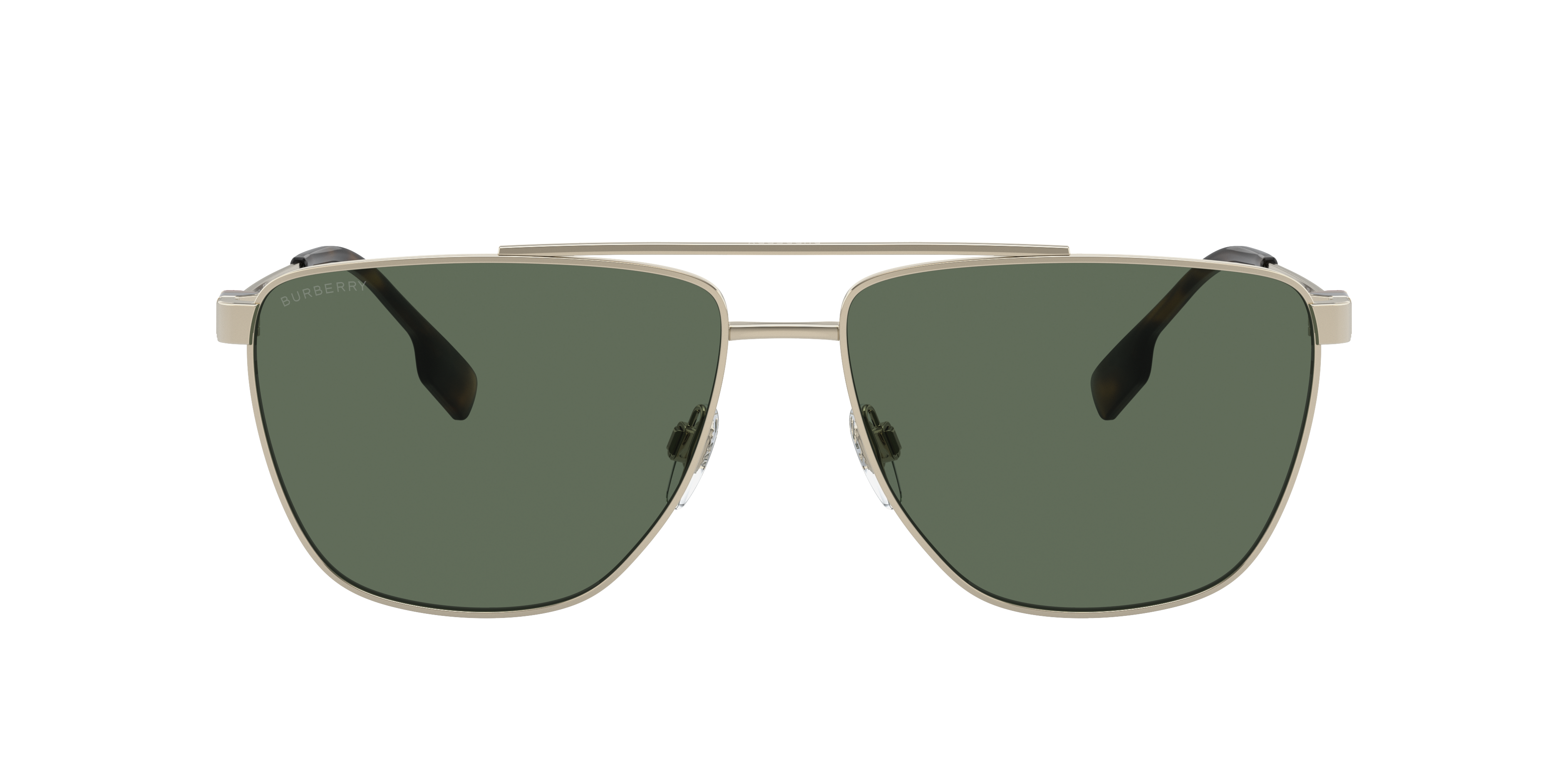 Shop Burberry Man Sunglasses Be3141 Blaine In Dark Green