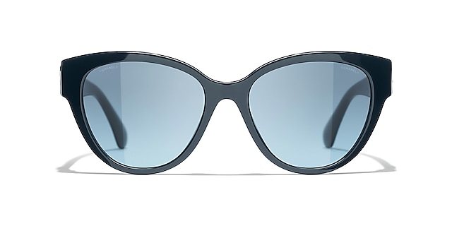 Chanel Pantos Sunglasses CH5448 Grey & Grey Horn Polarised Sunglasses, Sunglass  Hut United Kingdom