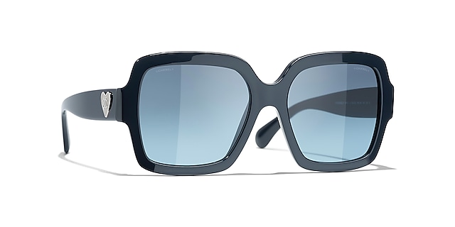 Chanel Square Sunglasses CH5479 56 Grey & Black Sunglasses