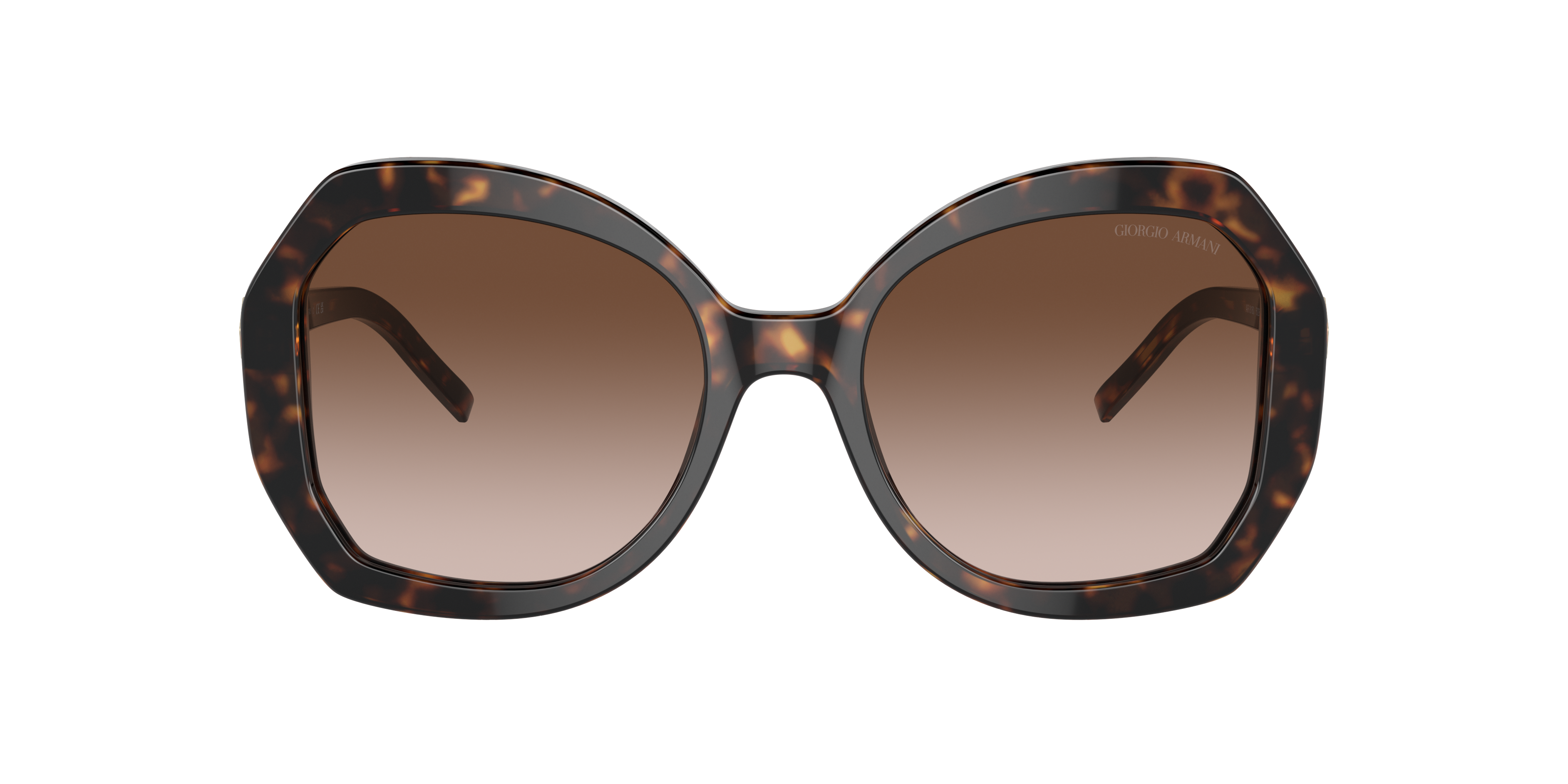 Shop Giorgio Armani Woman Sunglasses Ar8180 In Gradient Brown