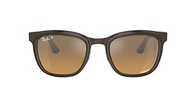 Ray-Ban RB3709 Clyde 53 Brown/Grey & Brown On Copper Polarized