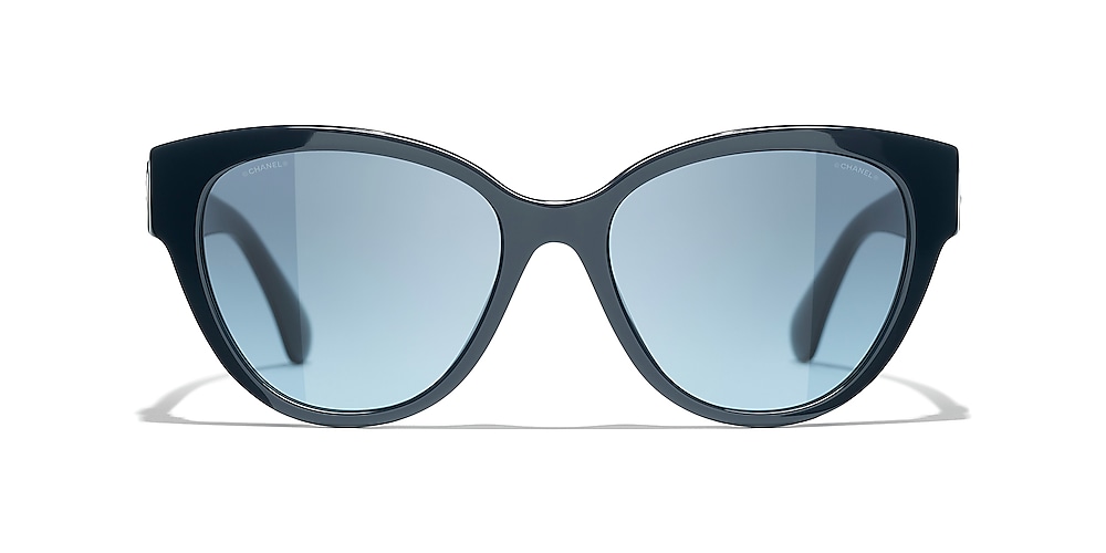 Chanel sunglasses 2024 blue frame