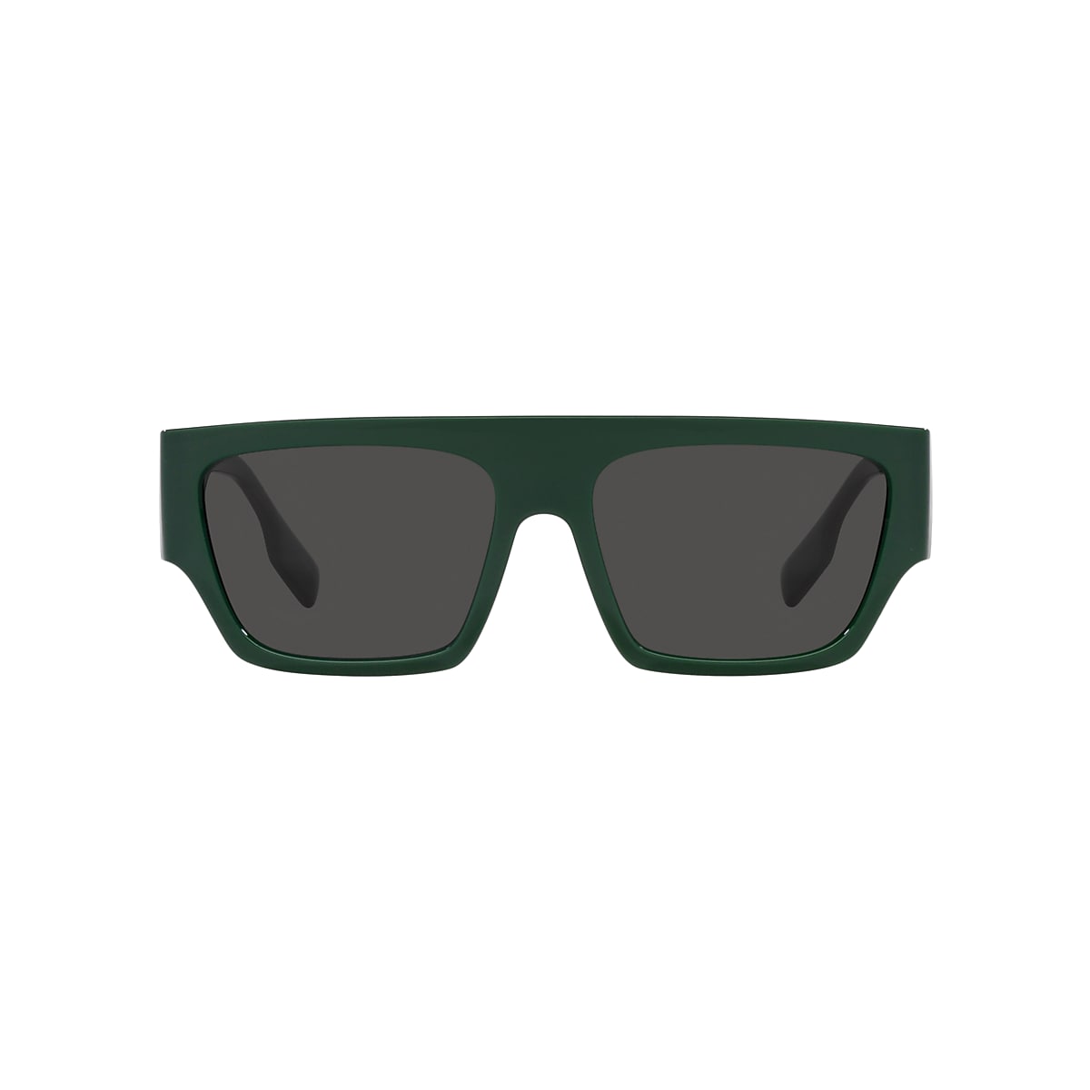 Burberry BE4397U Micah 58 Dark Grey & Green Sunglasses